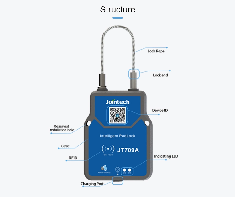 2g 4G Bluetooth Remote Unlock Container GPS Electronic Padlock